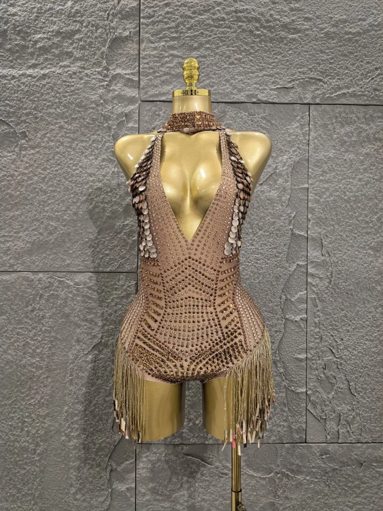 Celebrity Fashion Performance Costumes Stage Wear Women Sexy Shinning Sequins Tassel Bodycon Bodysuit Bar Dancer Wear
Celebrity Fashion Performance Costumes Stage Wear Women Sexy Shinning Sequins Tassel Bodycon Bodysuit Bar Dancer Wear
