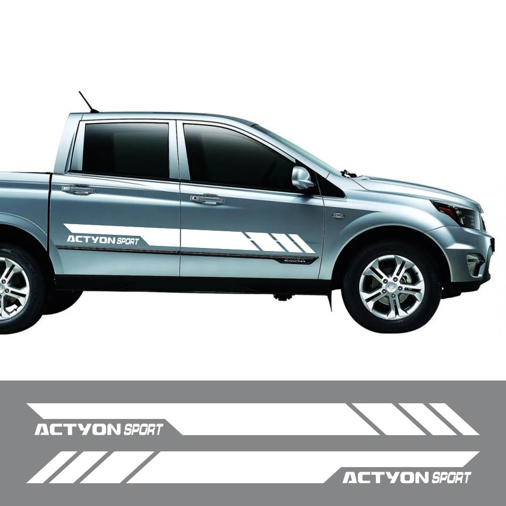 Car Sticker For Ssangyong Actyon Sport AX5 Truck Door Side Stripes Style Decals Pickup Vinyl Cover Auto Tuning Accessories
Car Sticker For Ssangyong Actyon Sport AX5 Truck Door Side Stripes Style Decals Pickup Vinyl Cover Auto Tuning Accessories