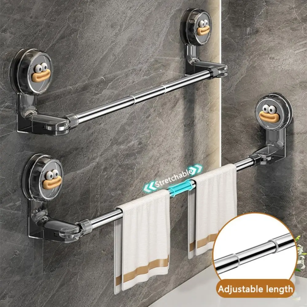 Wall Mounted Suction Cup Towel Rack Without Drilling Hole Rotatable Stretchable Towel Rod Sturdy Space Saving
Wall Mounted Suction Cup Towel Rack Without Drilling Hole Rotatable Stretchable Towel Rod Sturdy Space Saving