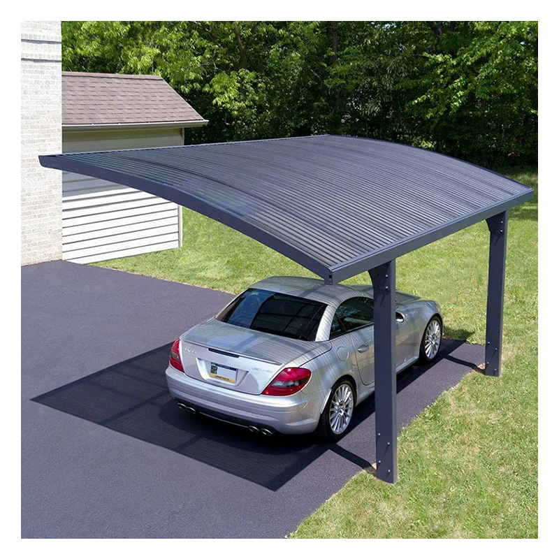 Garage Designs Outdoor Polycarbonate Roof Aluminum Modern Metal Carport
Garage Designs Outdoor Polycarbonate Roof Aluminum Modern Metal Carport