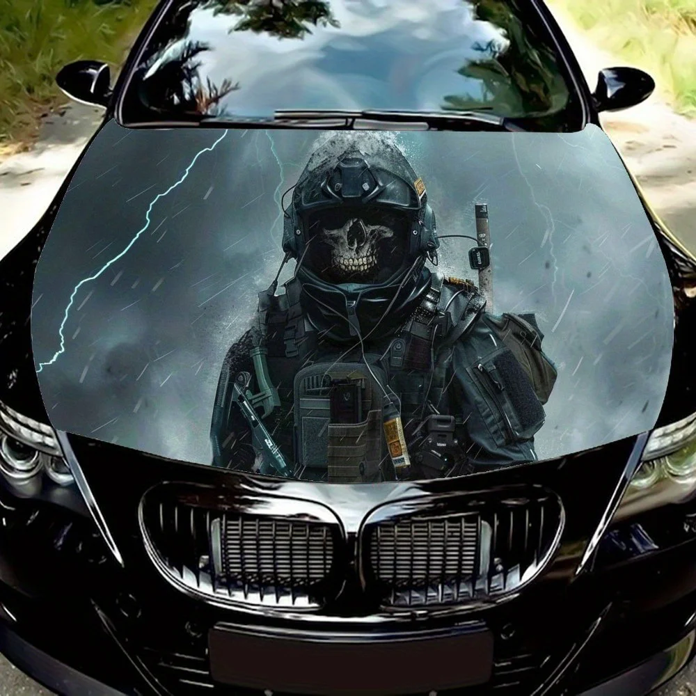 Skeleton Warriors Under A Thunderstorm Car Hood Side Stickers Cool Style Graphic Packaging Car Tuning Accessories Vinyl Film Veh
Skeleton Warriors Under A Thunderstorm Car Hood Side Stickers Cool Style Graphic Packaging Car Tuning Accessories Vinyl Film Veh