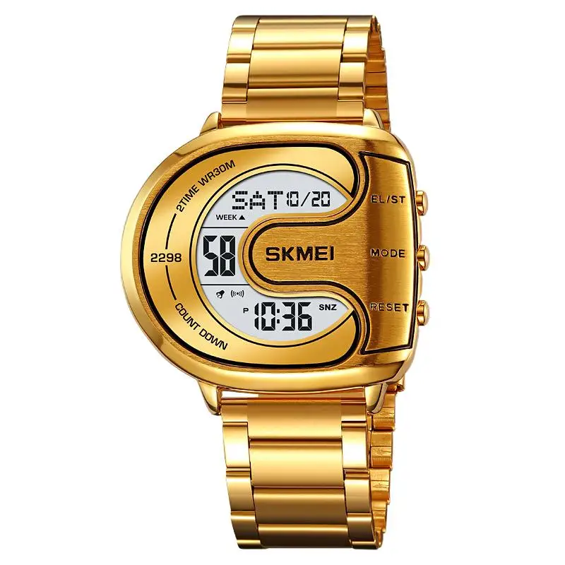 SkmeiNew Men's Watch Fashion Special-Shaped Electronic Watch Multi-Function Luminous Waterproof Electronic Watch
SkmeiNew Men's Watch Fashion Special-Shaped Electronic Watch Multi-Function Luminous Waterproof Electronic Watch