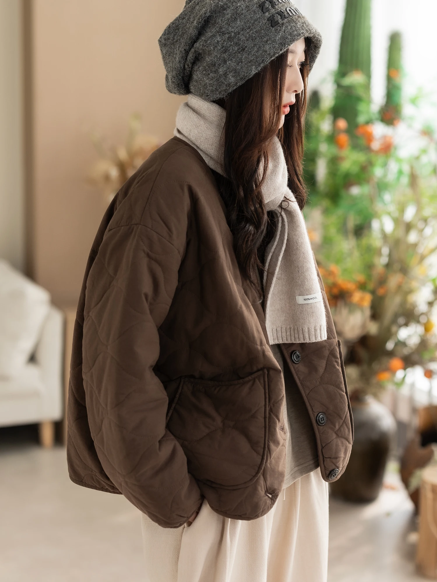 Женская хлопковая куртка Cya, свободная, модная, универсальная, зимняя, новая, с длинными пуговицами, круглая, Ne Thiened Poly...
Женская хлопковая куртка Cya, свободная, модная, универсальная, зимняя, новая, с длинными пуговицами, круглая, Ne Thiened Poly...