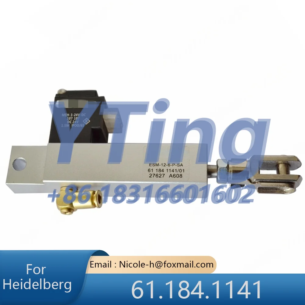 Heidelberg SMCD102 Printing Machine Accessories 61.184.1141ESM-10-4-P-SA Front Gauge Solenoid Valve
Heidelberg SMCD102 Printing Machine Accessories 61.184.1141ESM-10-4-P-SA Front Gauge Solenoid Valve