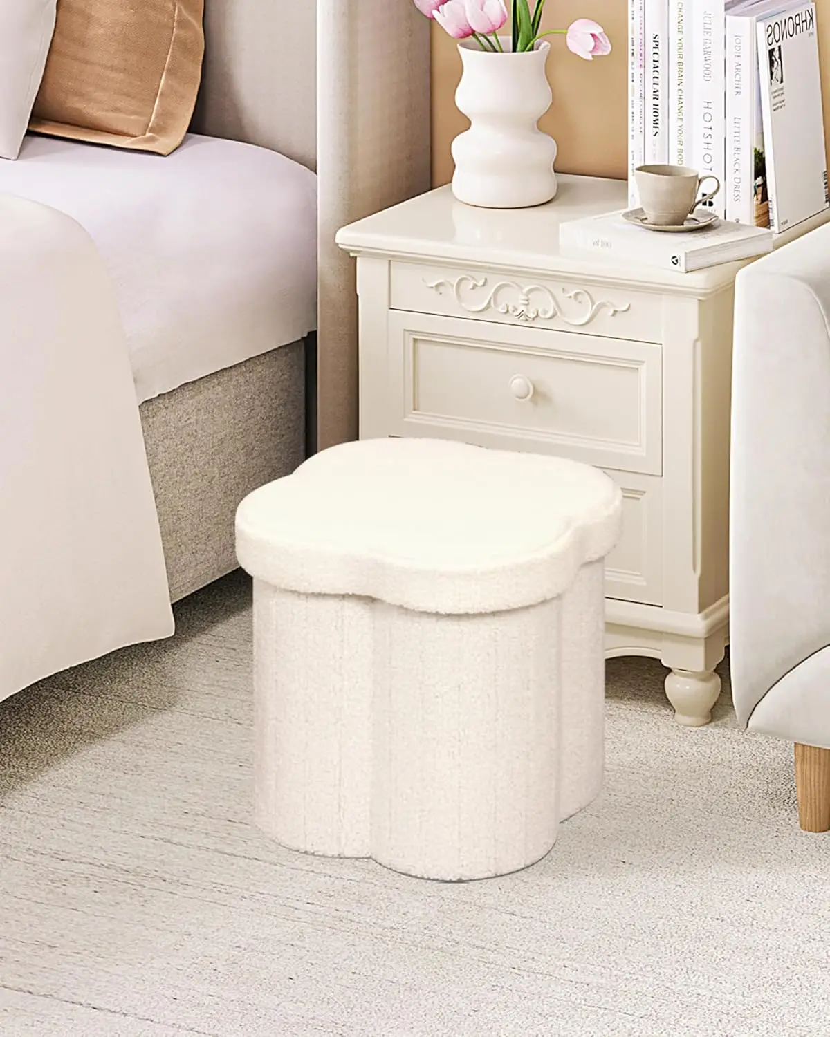 B Fsobeiialeo Storage Ottoman Cube, Flowers Shaped Ottomans With Storage Foot Stool Footrest For Lving Room, Boucle Ottoman
B Fsobeiialeo Storage Ottoman Cube, Flowers Shaped Ottomans With Storage Foot Stool Footrest For Lving Room, Boucle Ottoman