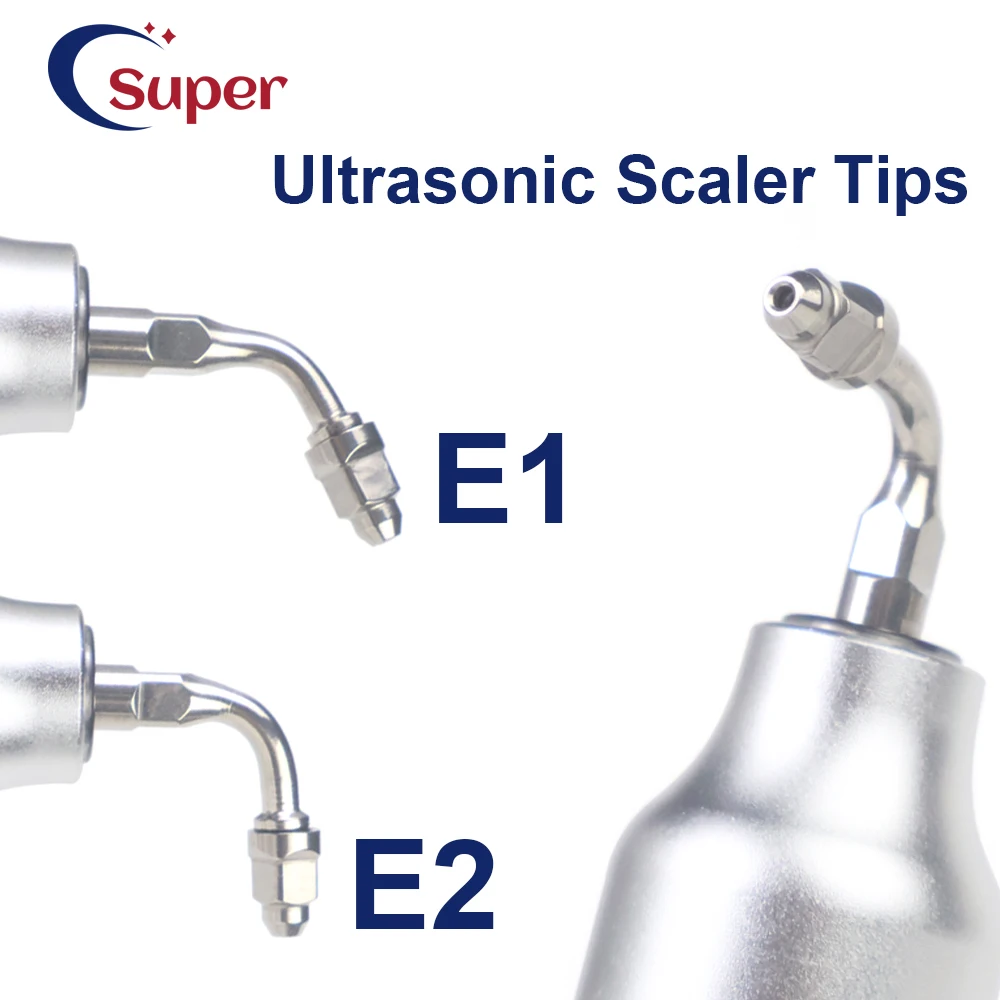 5pcs Dental Scaling Endodontic Endo Tips E1 E2 for E*S W*dpecker Ultrasonic Scaler Periodontics Endodontics Dentists Accessory
5pcs Dental Scaling Endodontic Endo Tips E1 E2 for E*S W*dpecker Ultrasonic Scaler Periodontics Endodontics Dentists Accessory