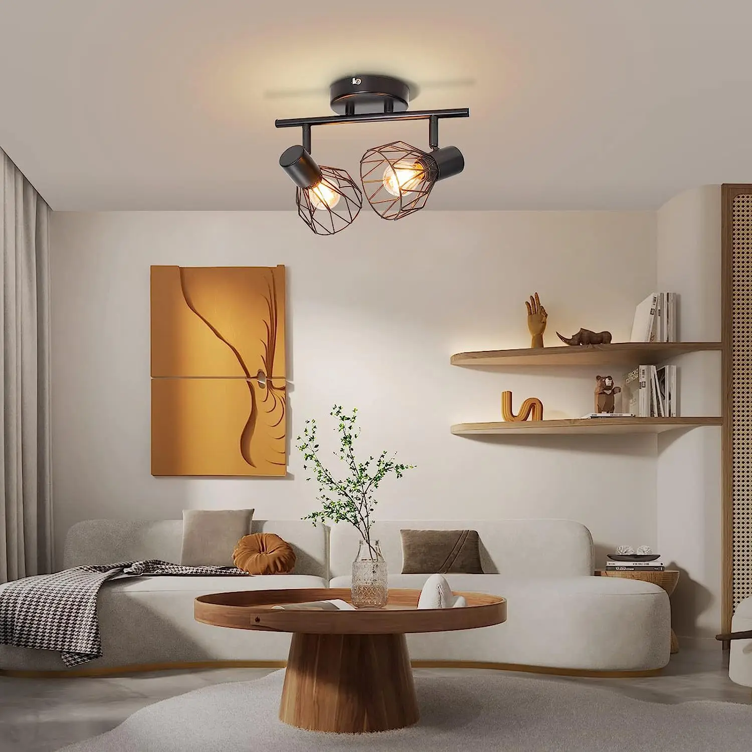 Retro Wrought Iron Double-headed Spotlight Personalized Creative Lever Modeling Ceiling Light Living Room Bar Hollow Chandelier
Retro Wrought Iron Double-headed Spotlight Personalized Creative Lever Modeling Ceiling Light Living Room Bar Hollow Chandelier