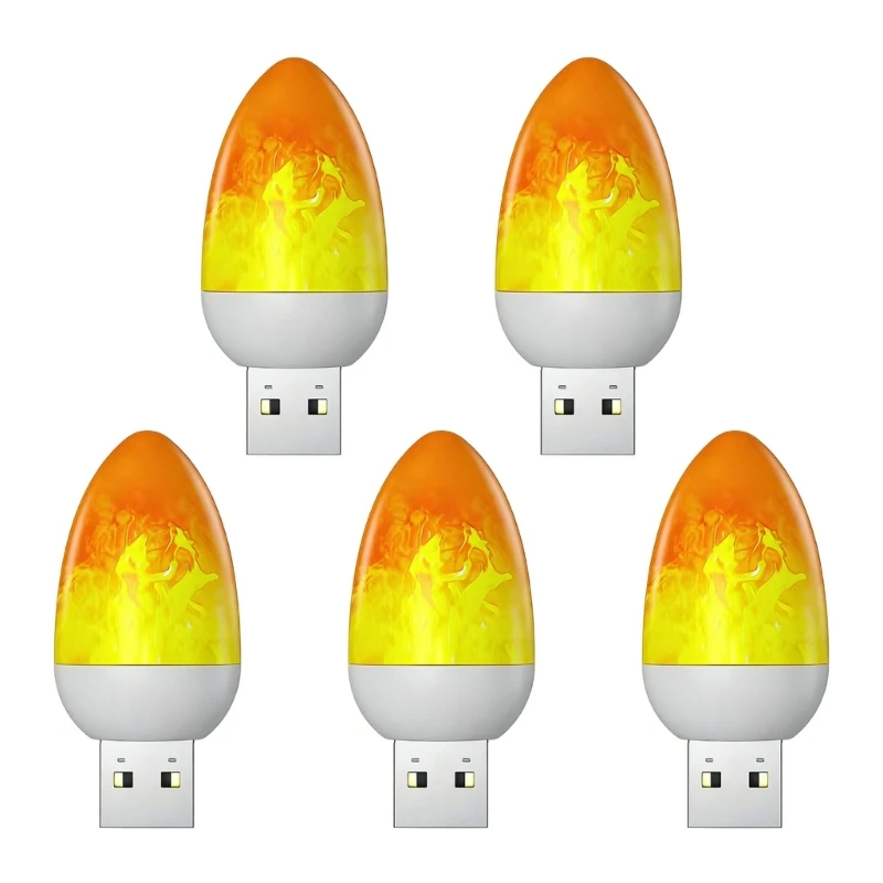 1/5PCS USB Flame Flickering LED Night Light Simulated Flame for Car Home Room Laptop PC Festival Decoration
1/5PCS USB Flame Flickering LED Night Light Simulated Flame for Car Home Room Laptop PC Festival Decoration