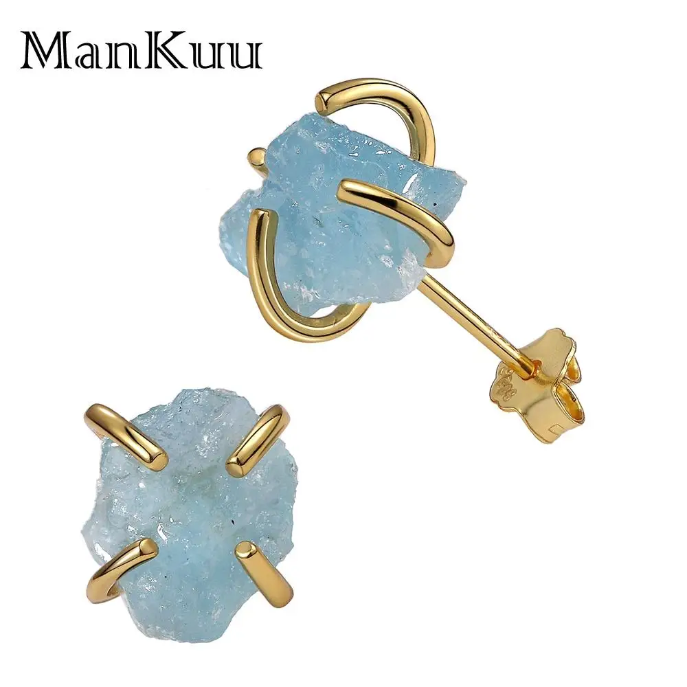 mankuu natural aquamarine gemstone irregular stone 925 sterling silver claw stud earrings elegant jewelry for women gifts
mankuu natural aquamarine gemstone irregular stone 925 sterling silver claw stud earrings elegant jewelry for women gifts