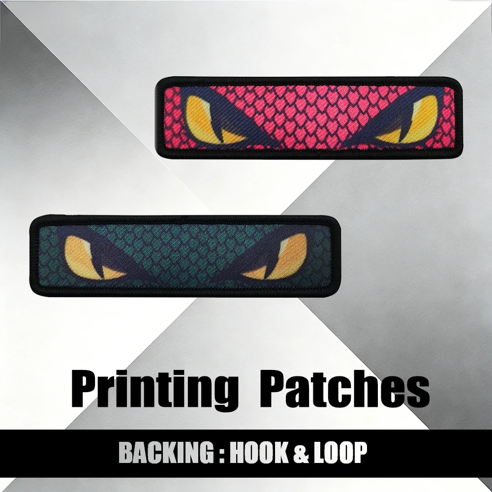 Tactical Monster Eyes Printing Patch Snake Skin Texture Badge For Vests With Hook&Loop Backing
Tactical Monster Eyes Printing Patch Snake Skin Texture Badge For Vests With Hook&Loop Backing