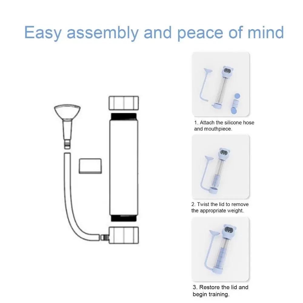 Adjustable Resistance Breathing Dumbbell Trainer Deep Breathing Practical Abdominal Muscle Trainer With Counter Ergonomic Design
Adjustable Resistance Breathing Dumbbell Trainer Deep Breathing Practical Abdominal Muscle Trainer With Counter Ergonomic Design