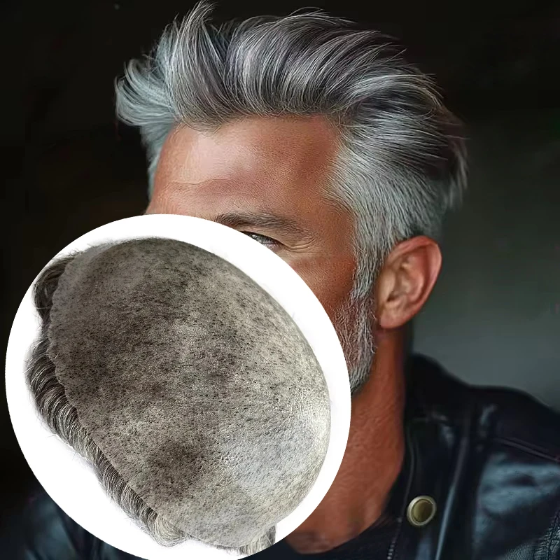 Super Thin Skin Full PU Natural Hairline Brown Black Men Toupee Human Hair Durable Microskin Grey Hair Capillar Prosthes For Men
Super Thin Skin Full PU Natural Hairline Brown Black Men Toupee Human Hair Durable Microskin Grey Hair Capillar Prosthes For Men