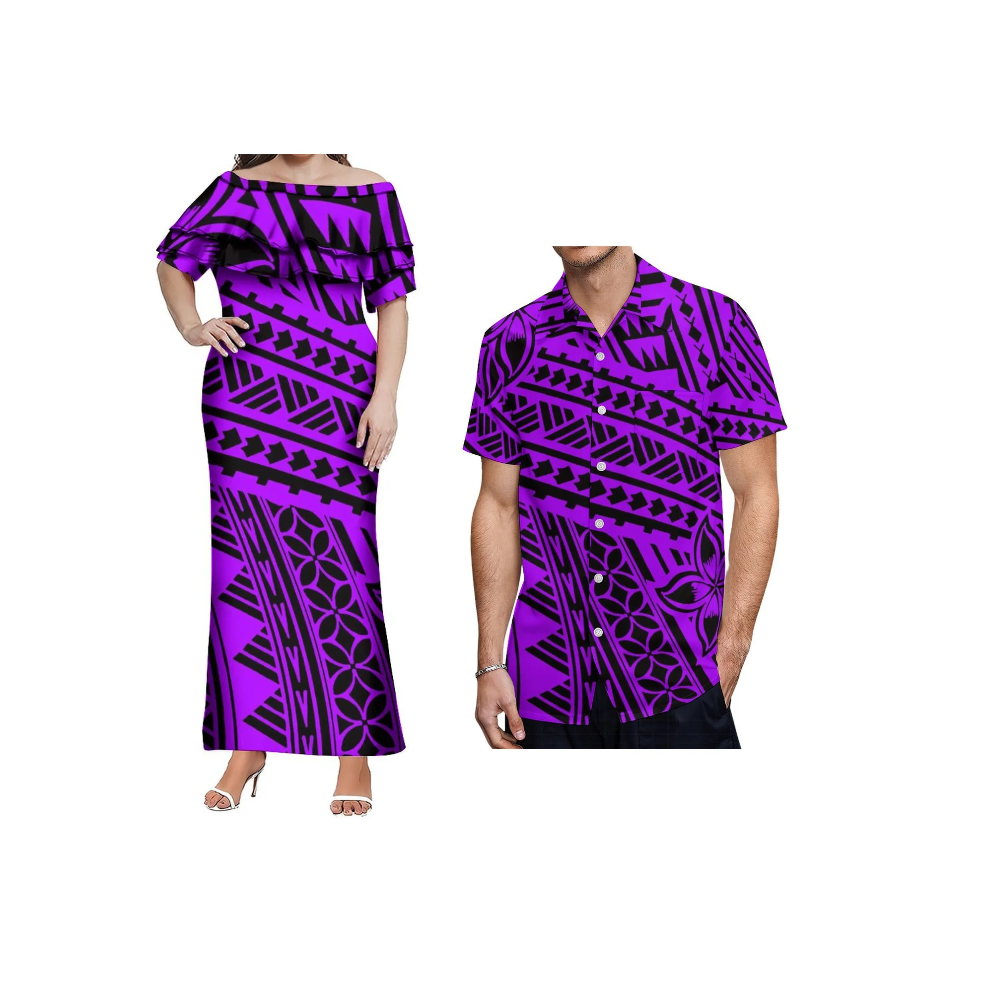 Drop Shipping Custom Logo Lady One Shoulder Maxi Dress Polynesian Print Double Layered Ruffle Dress Summer Shawl Dress
Drop Shipping Custom Logo Lady One Shoulder Maxi Dress Polynesian Print Double Layered Ruffle Dress Summer Shawl Dress