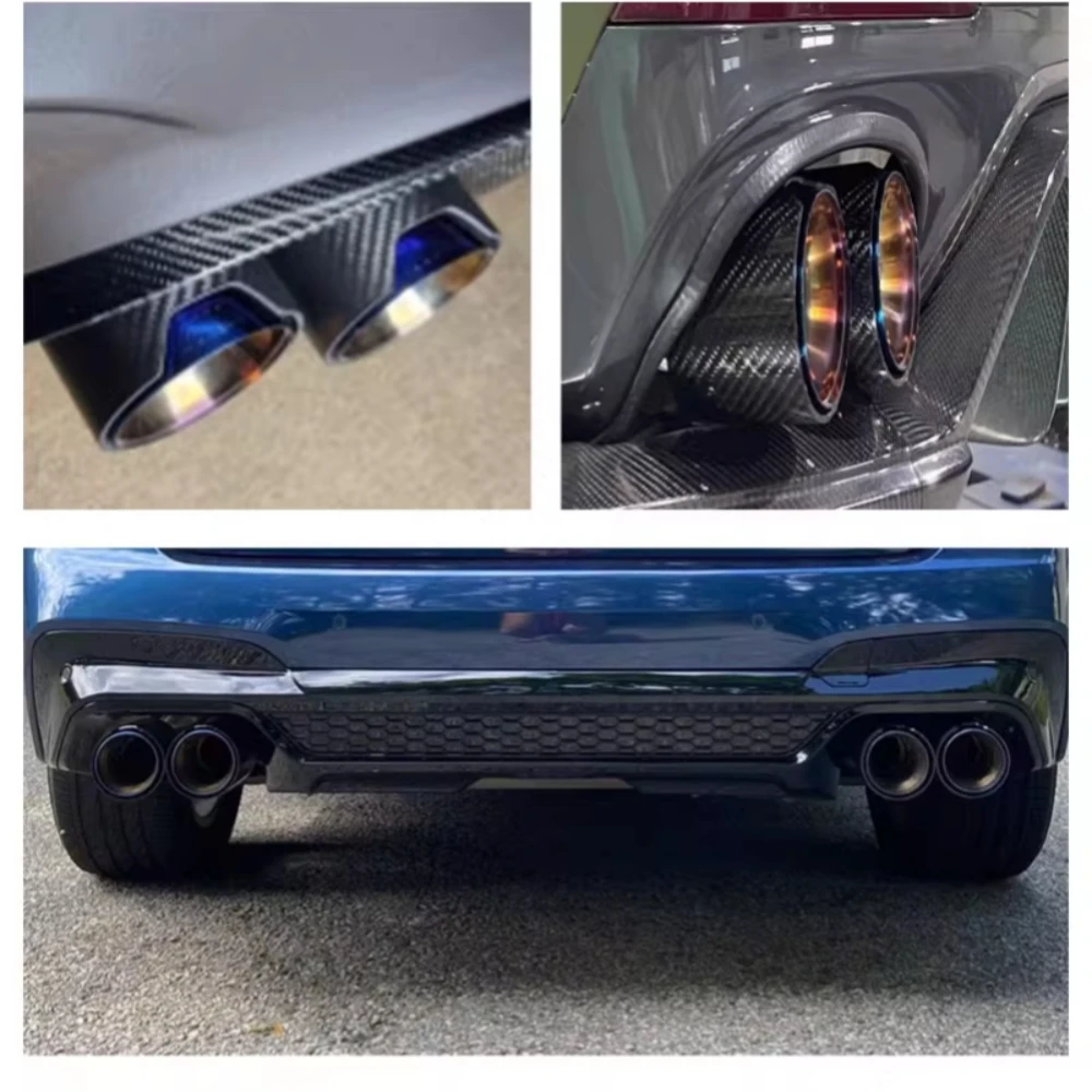 Натуральное двойное углеродное волокно + нержавеющая сталь, универсальные для M Performance, насадки для выхлопных газов из углеродного волокна, концевые трубы, насадки для глушителя
Натуральное двойное углеродное волокно + нержавеющая сталь, универсальные для M Performance, насадки для выхлопных газов из углеродного волокна, концевые трубы, насадки для глушителя