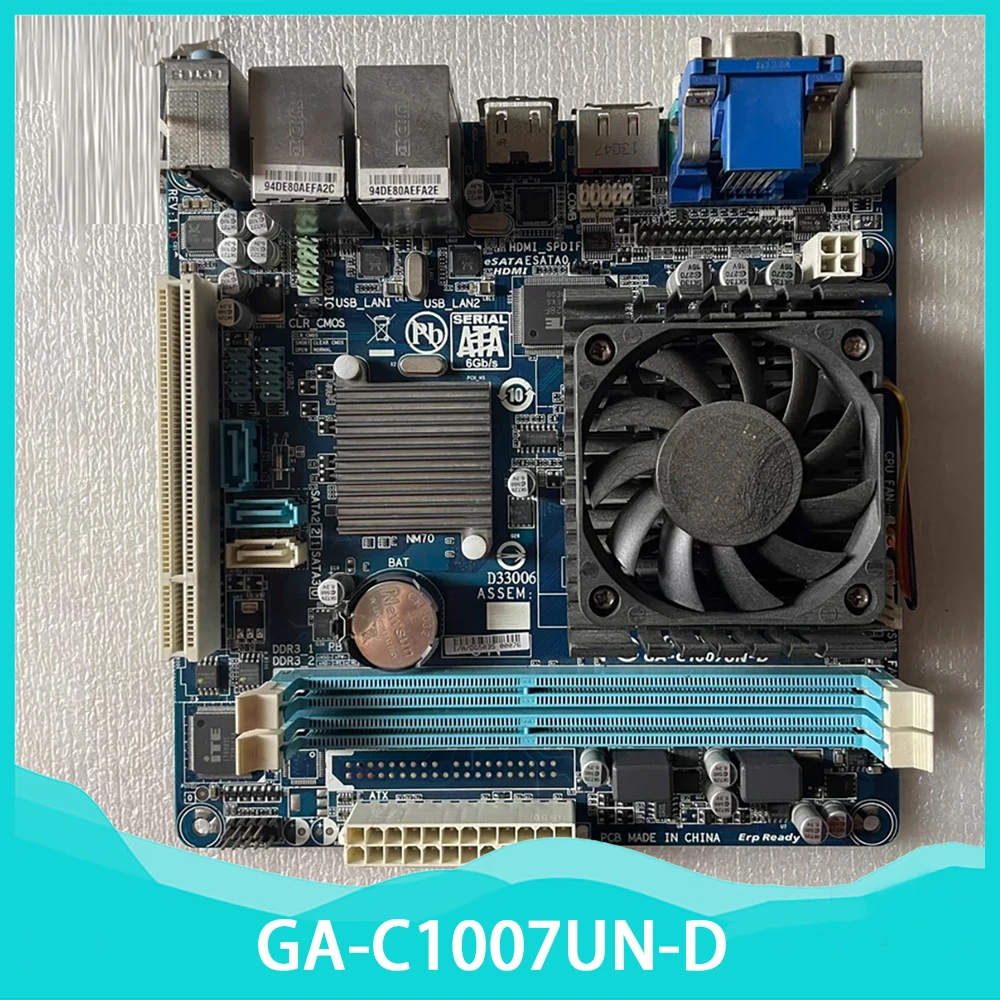 GA-C1007UN-D Двухпортовая промышленная материнская плата для систем управления
GA-C1007UN-D Двухпортовая промышленная материнская плата для систем управления