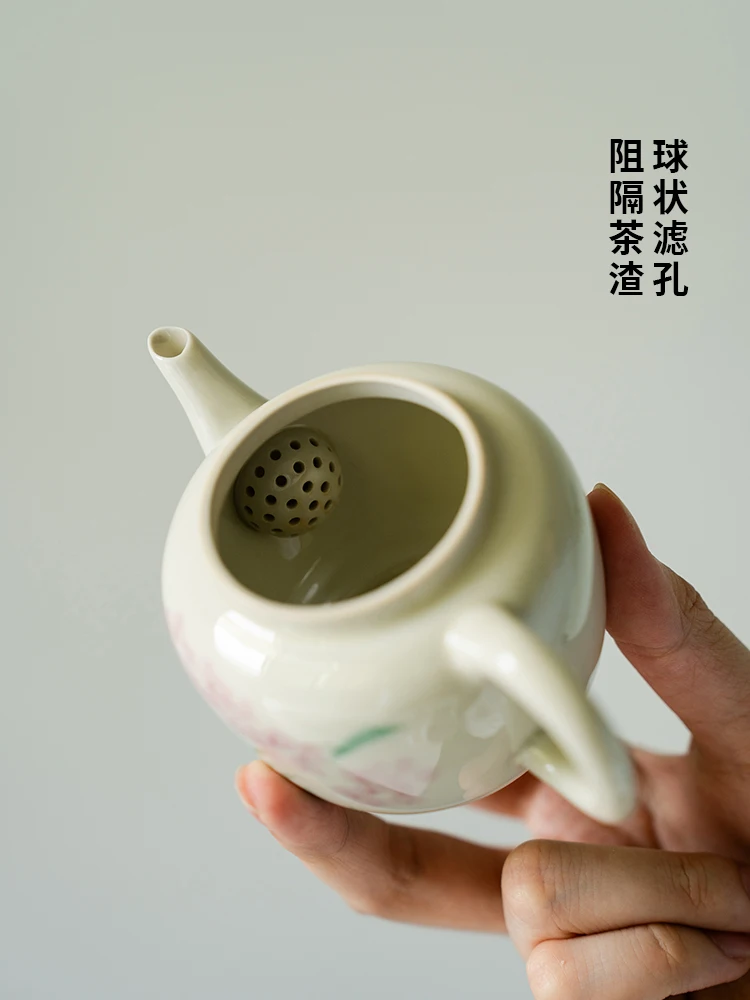 Little Teapot Pure Hand Drawing Tulip Ancient Charm Pot Ceramic Tea Maker Household New Chinese Kung Fu Set Kettle
Little Teapot Pure Hand Drawing Tulip Ancient Charm Pot Ceramic Tea Maker Household New Chinese Kung Fu Set Kettle