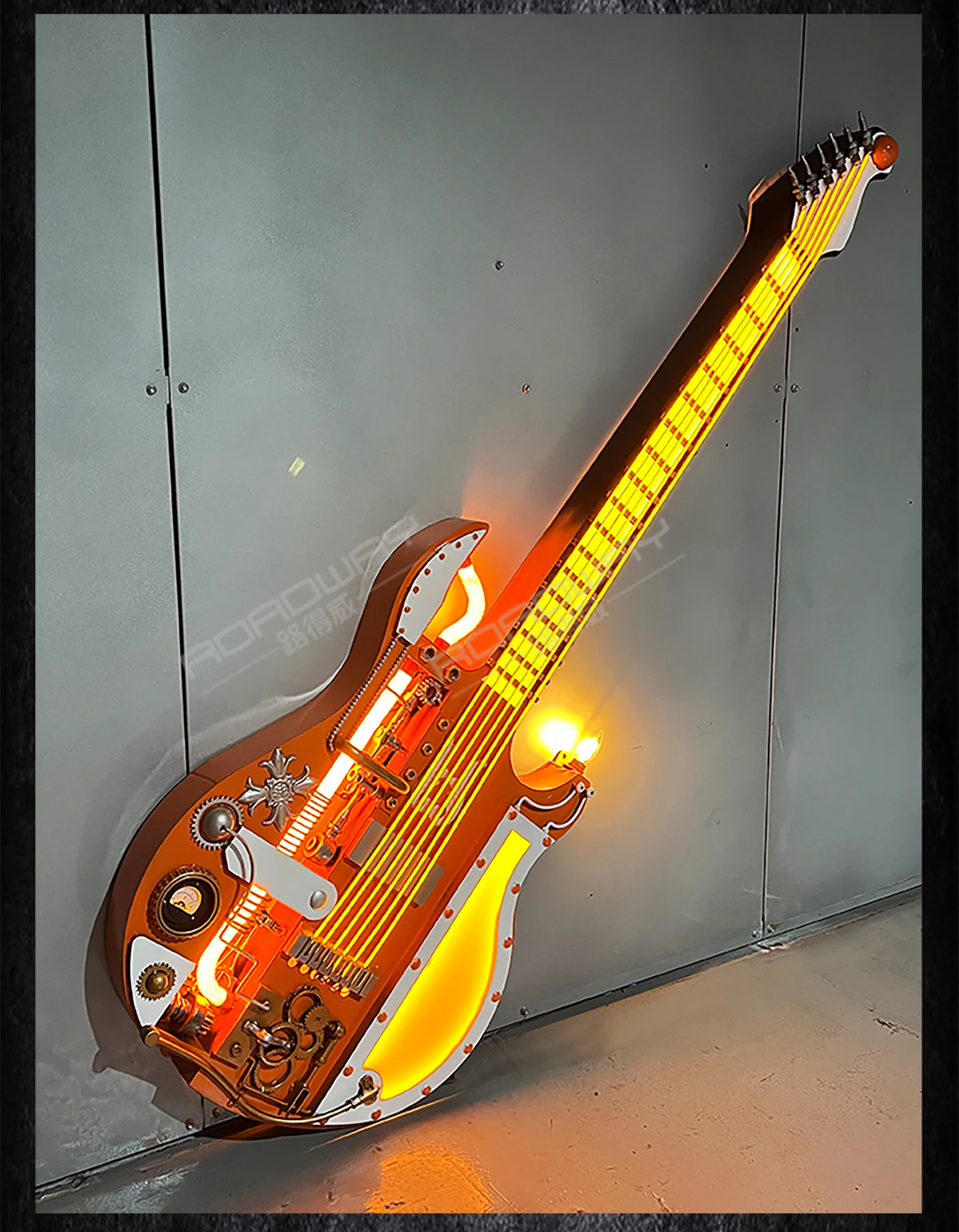 Bar Restaurant KTV Creative Cyberpunk Industrial Style Metal Guitar Background Wall Atmosphere Decoration Pendant
Bar Restaurant KTV Creative Cyberpunk Industrial Style Metal Guitar Background Wall Atmosphere Decoration Pendant