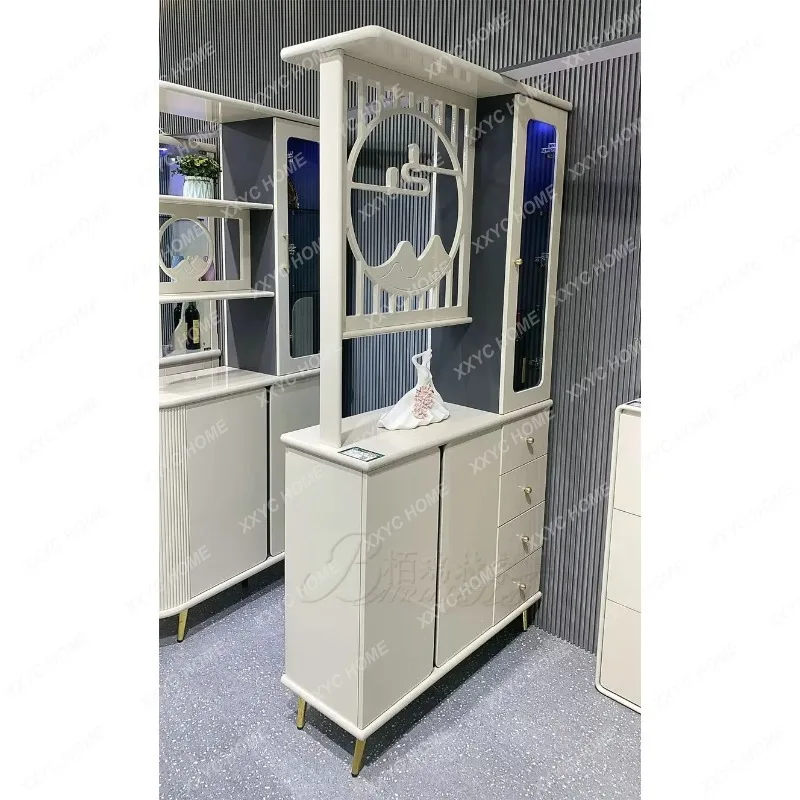 SL12*Living Room Entrance Screen Partition Double-Sided Shoe Cabinet and Wine Cabinet Integrated Light Luxury Style
SL12*Living Room Entrance Screen Partition Double-Sided Shoe Cabinet and Wine Cabinet Integrated Light Luxury Style
