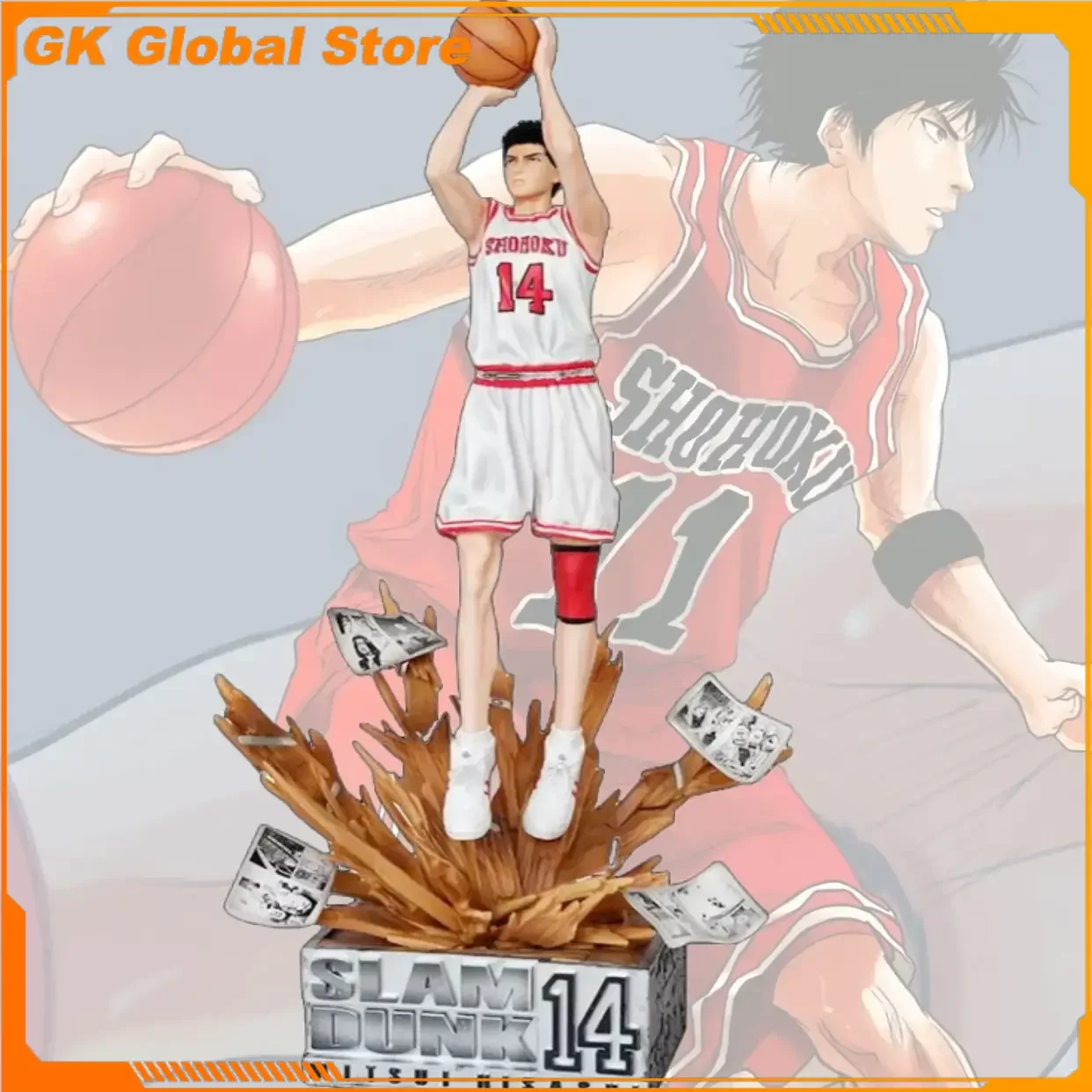 46cm New THE FIRST SLAM DUNK Anime Figure Mitsui Hisashi Peripheral Model Statue Desktop Decoration Ornaments Birthday Gift Toys
46cm New THE FIRST SLAM DUNK Anime Figure Mitsui Hisashi Peripheral Model Statue Desktop Decoration Ornaments Birthday Gift Toys