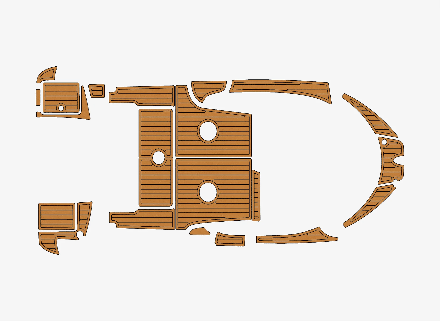 Нескользящий морской коврик из искусственного тикового дерева из ЭВА, самоклеящийся коврик для яхты 6 мм для крышки Jeanneau 2010 года, Camarat 7,15 WA, настил для лодки, простая установка
Нескользящий морской коврик из искусственного тикового дерева из ЭВА, самоклеящийся коврик для яхты 6 мм для крышки Jeanneau 2010 года, Camarat 7,15 WA, настил для лодки, простая установка