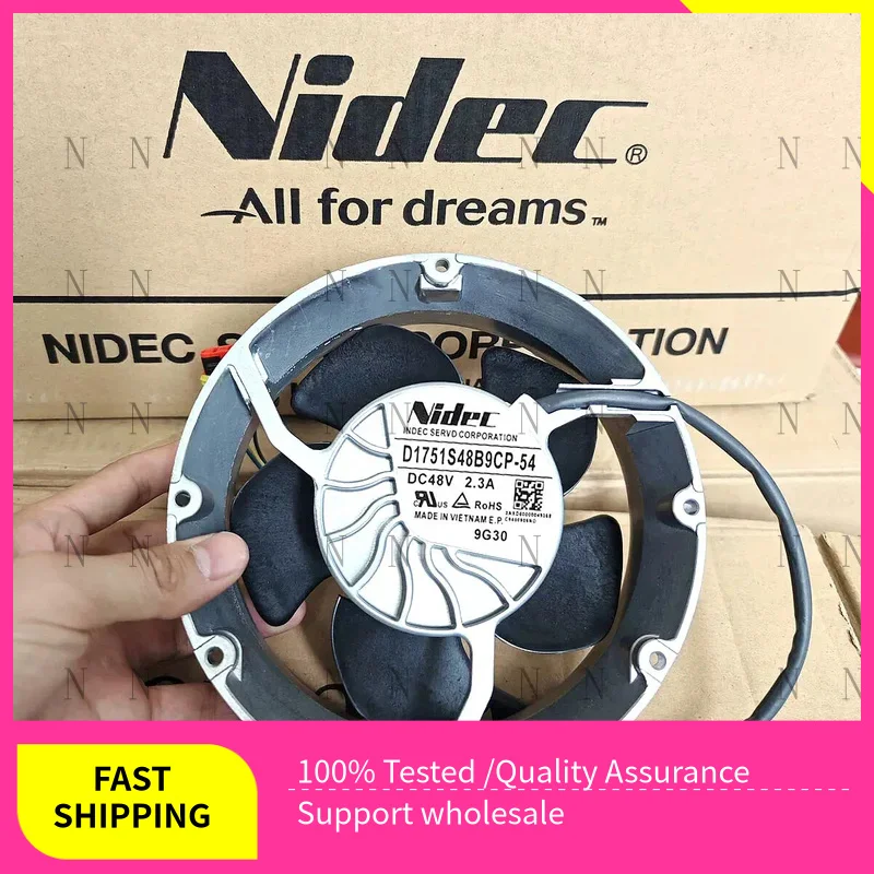 YJJ D1751S48B9CP-54 FOR Nidec Inverter Cooling Fan DC48V 2.3A
YJJ D1751S48B9CP-54 FOR Nidec Inverter Cooling Fan DC48V 2.3A