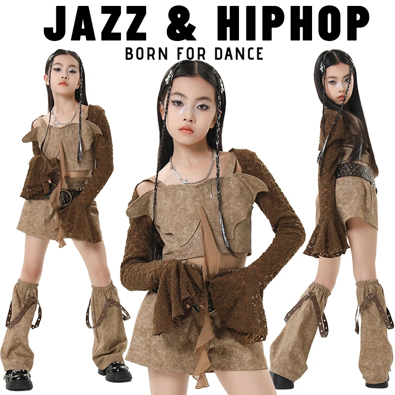 Fashion Hip Hop Dance Performance Costumes For Girls Loose Kpop Outfits Children Modern Jazz Dance Performance Clothes XH3610
Fashion Hip Hop Dance Performance Costumes For Girls Loose Kpop Outfits Children Modern Jazz Dance Performance Clothes XH3610
