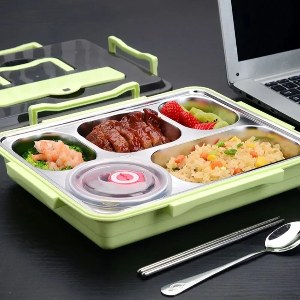Герметичный ланч-бокс из нержавеющей стали, контейнер для еды в микроволновой печи с несколькими сетками, пищевой контейнер для столовых приборов, контейнер для обеда
Герметичный ланч-бокс из нержавеющей стали, контейнер для еды в микроволновой печи с несколькими сетками, пищевой контейнер для столовых приборов, контейнер для обеда