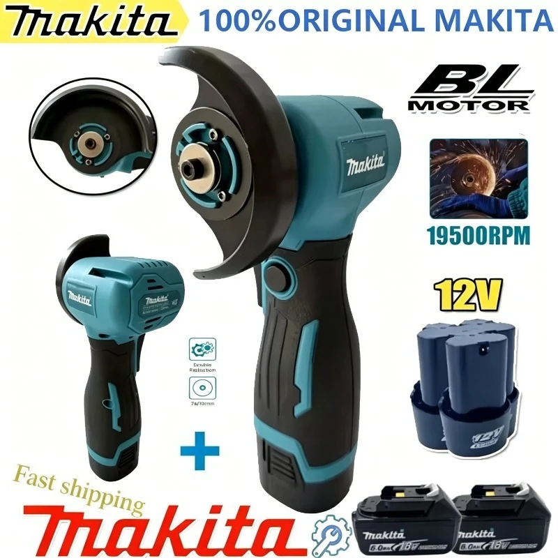 Makita Cordless Miniature Rechargeable 12V Mini Angle Grinder with Battery Cutting Blade Polishing Grinder for Cutting Diamond
Makita Cordless Miniature Rechargeable 12V Mini Angle Grinder with Battery Cutting Blade Polishing Grinder for Cutting Diamond