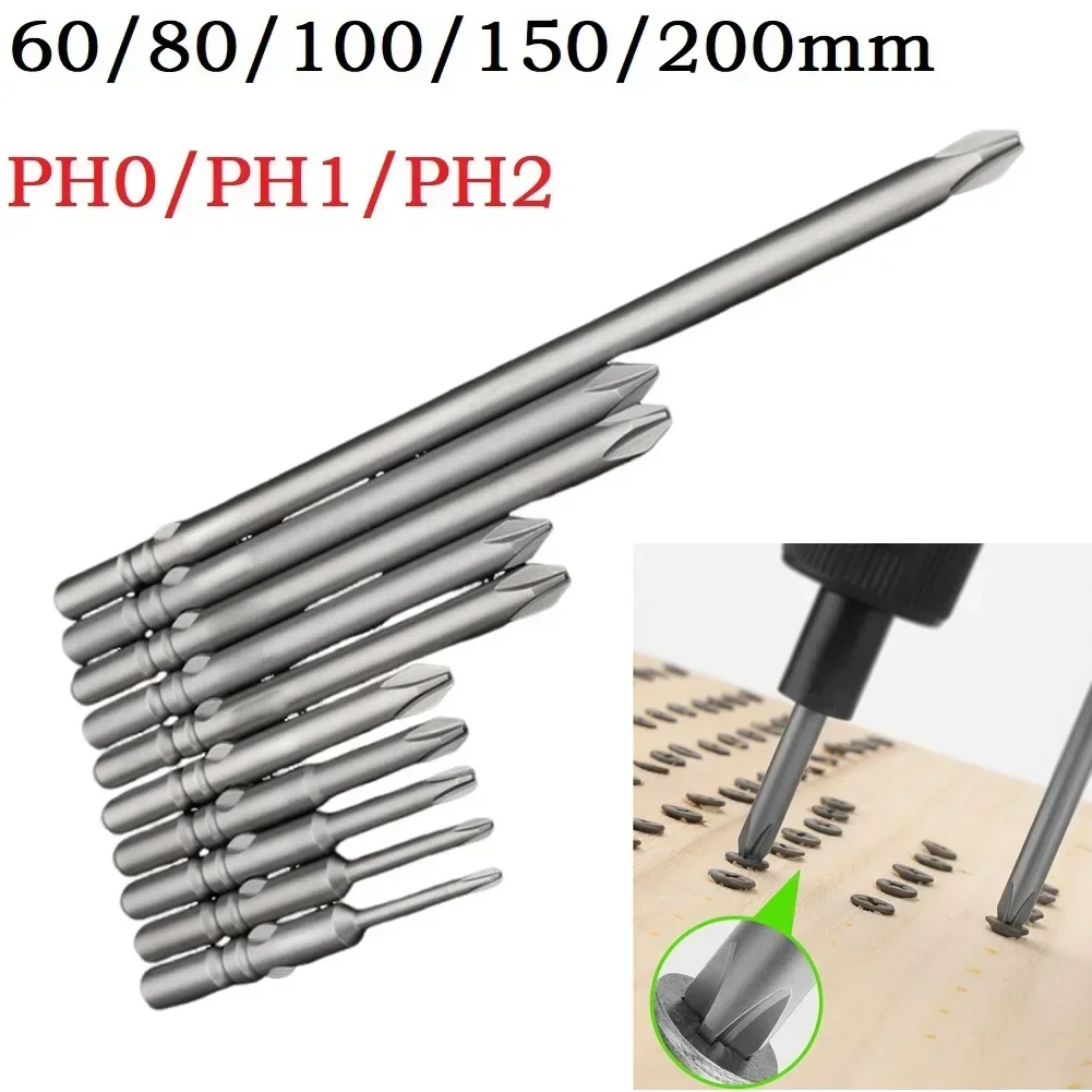 Cross Screwdriver Bit Magnetic Batch Head PH0 PH1 PH2 Electric Driver Non-slip Hex Shank Screwdriver 60/80/100/150/200mm
Cross Screwdriver Bit Magnetic Batch Head PH0 PH1 PH2 Electric Driver Non-slip Hex Shank Screwdriver 60/80/100/150/200mm