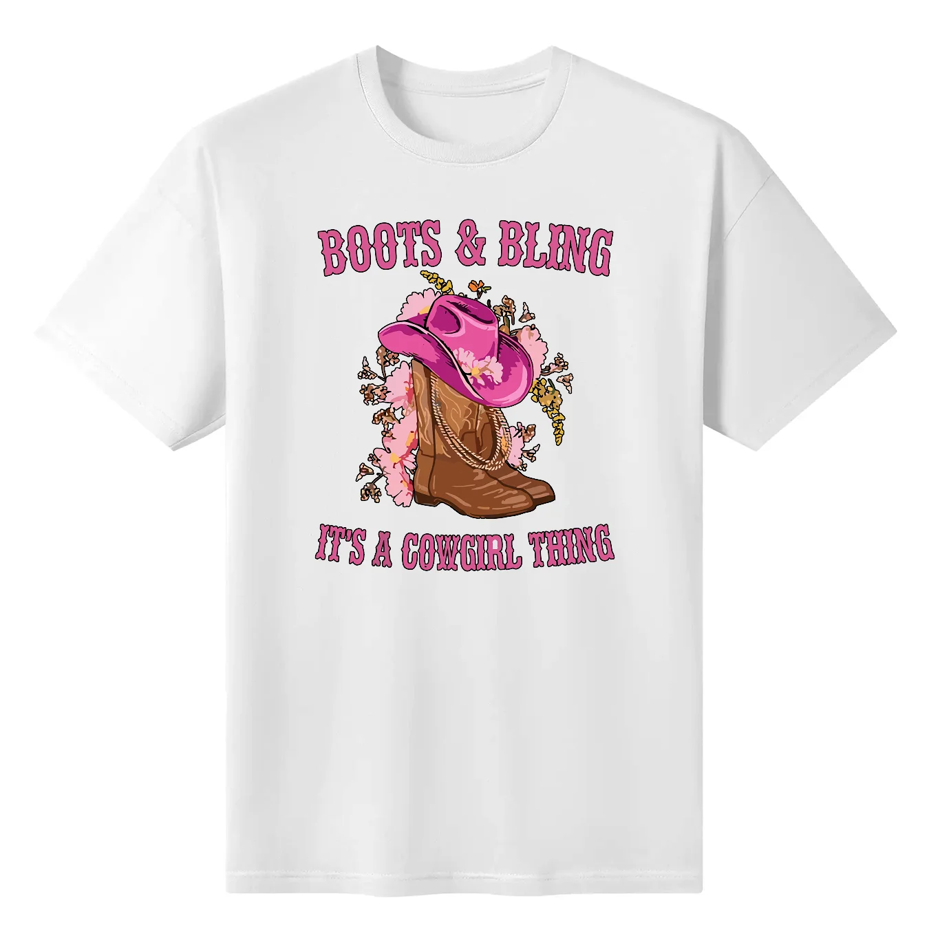 Boots And Bling Its A Cowgirl Thing Cute Love Country Life T-Shirt T-shirts For Women Graphic Tees Funny Graphic Tees For Women
Boots And Bling Its A Cowgirl Thing Cute Love Country Life T-Shirt T-shirts For Women Graphic Tees Funny Graphic Tees For Women