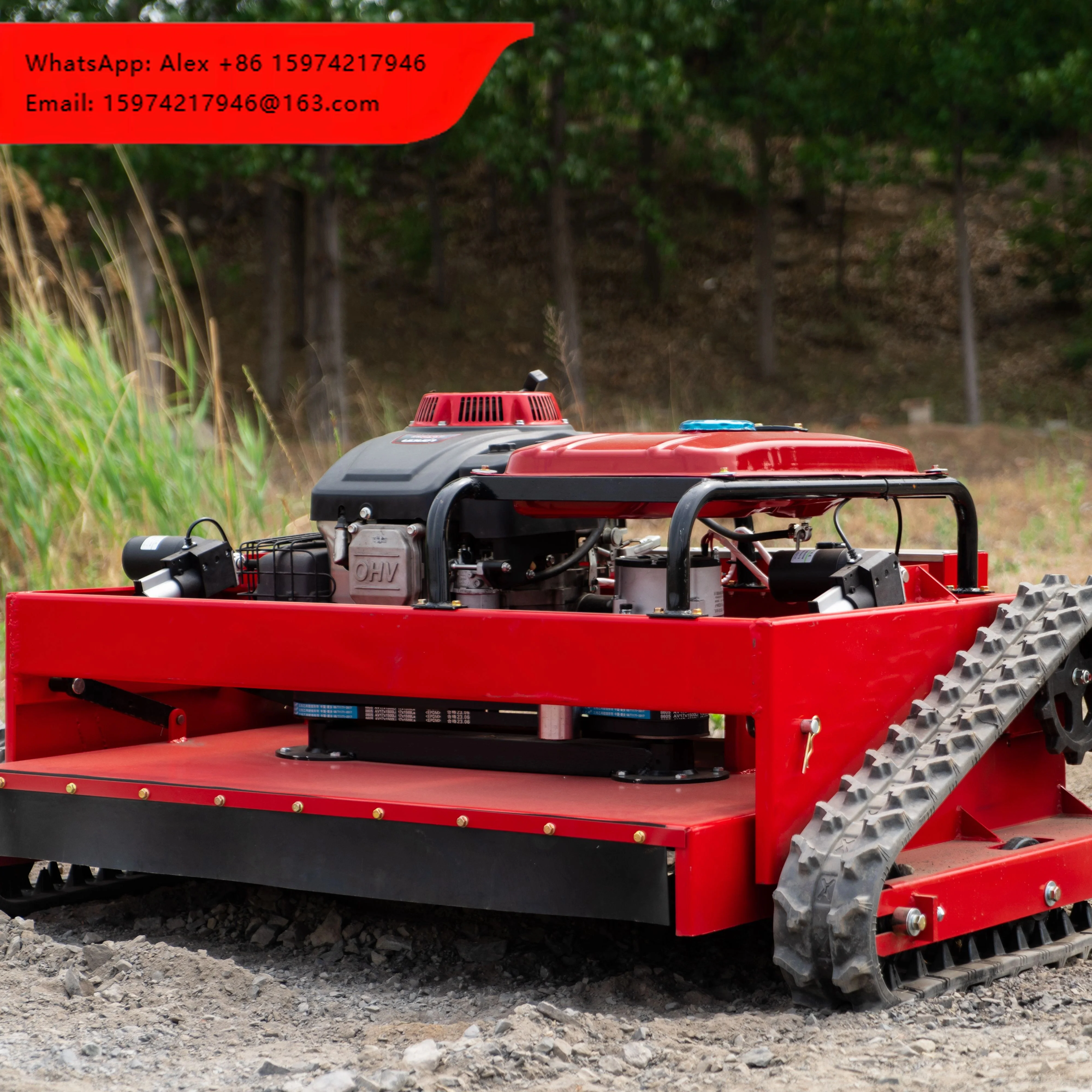 Remote Control Lawn Mower RC Crawler Mowing Machine Tracked Radio Controlled Grass Cutter Robotic Mowers
Remote Control Lawn Mower RC Crawler Mowing Machine Tracked Radio Controlled Grass Cutter Robotic Mowers
