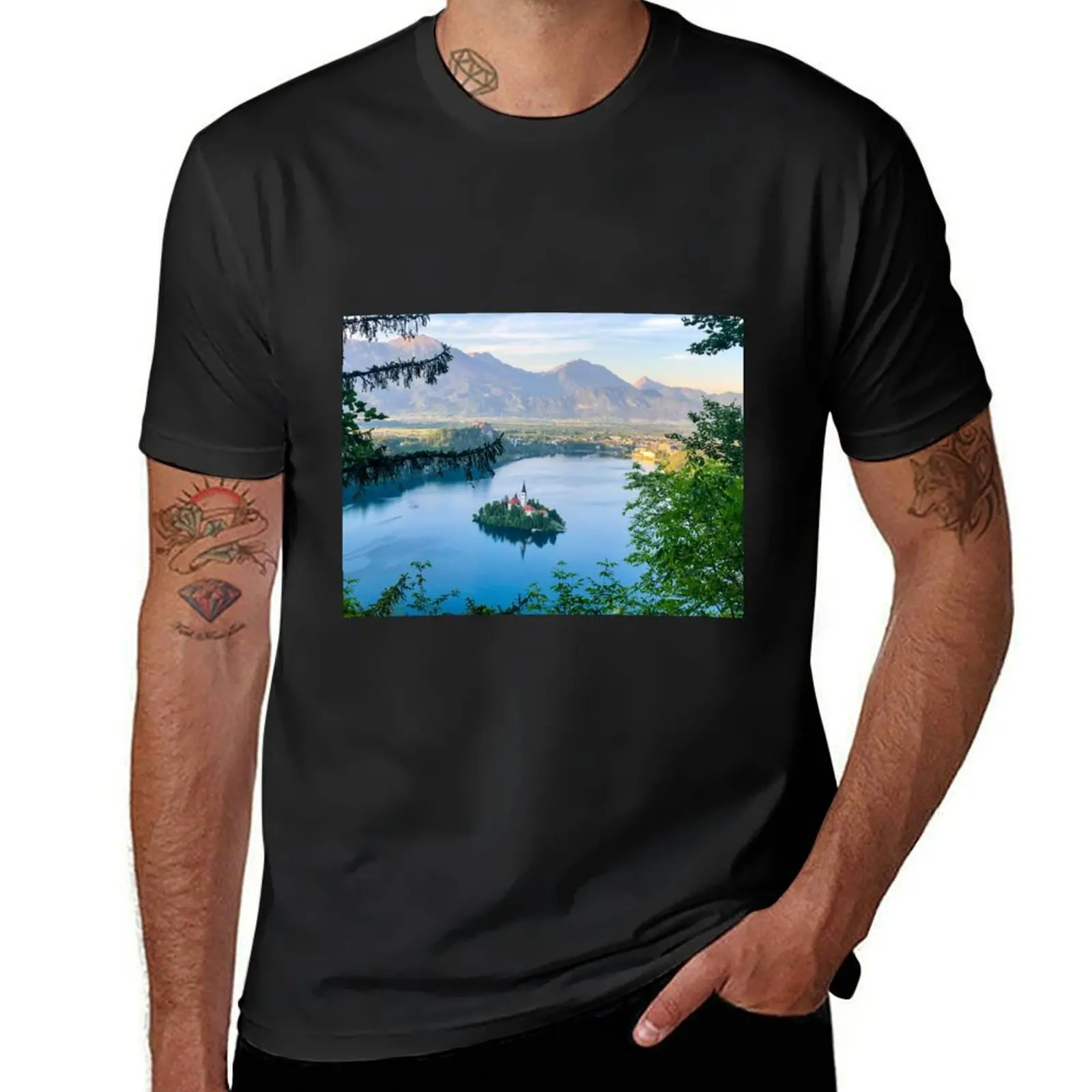 Fairytale scene in Bled, Slovenia T-Shirt tops plain blanks heavy weight t shirts for men
Fairytale scene in Bled, Slovenia T-Shirt tops plain blanks heavy weight t shirts for men