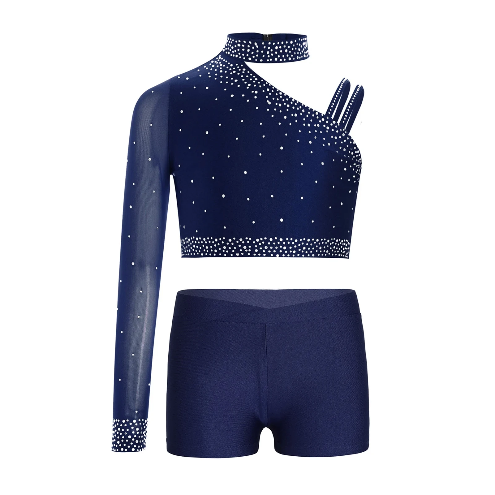 Kids Girl's Workout Gymnastics Outfit Yoga Sets Unique Irregular Shoulder Crop Top with Shorts Teen Sports Athletic Suits
Kids Girl's Workout Gymnastics Outfit Yoga Sets Unique Irregular Shoulder Crop Top with Shorts Teen Sports Athletic Suits