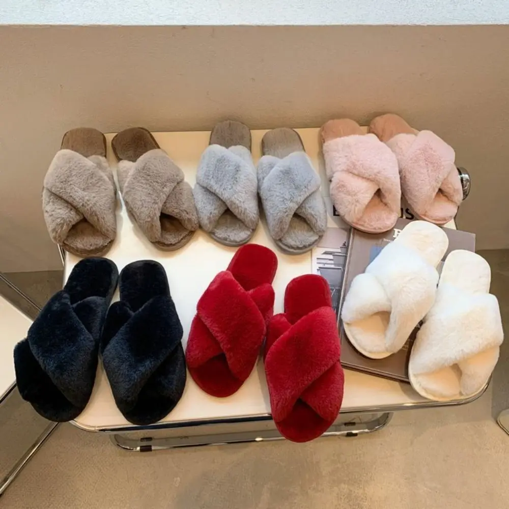 Fashion Cute Sheep Plush Slippers Anti Slip Furry Slippers Women Homewear Floor Shoes Platform Flip Flops Outdoor
Fashion Cute Sheep Plush Slippers Anti Slip Furry Slippers Women Homewear Floor Shoes Platform Flip Flops Outdoor