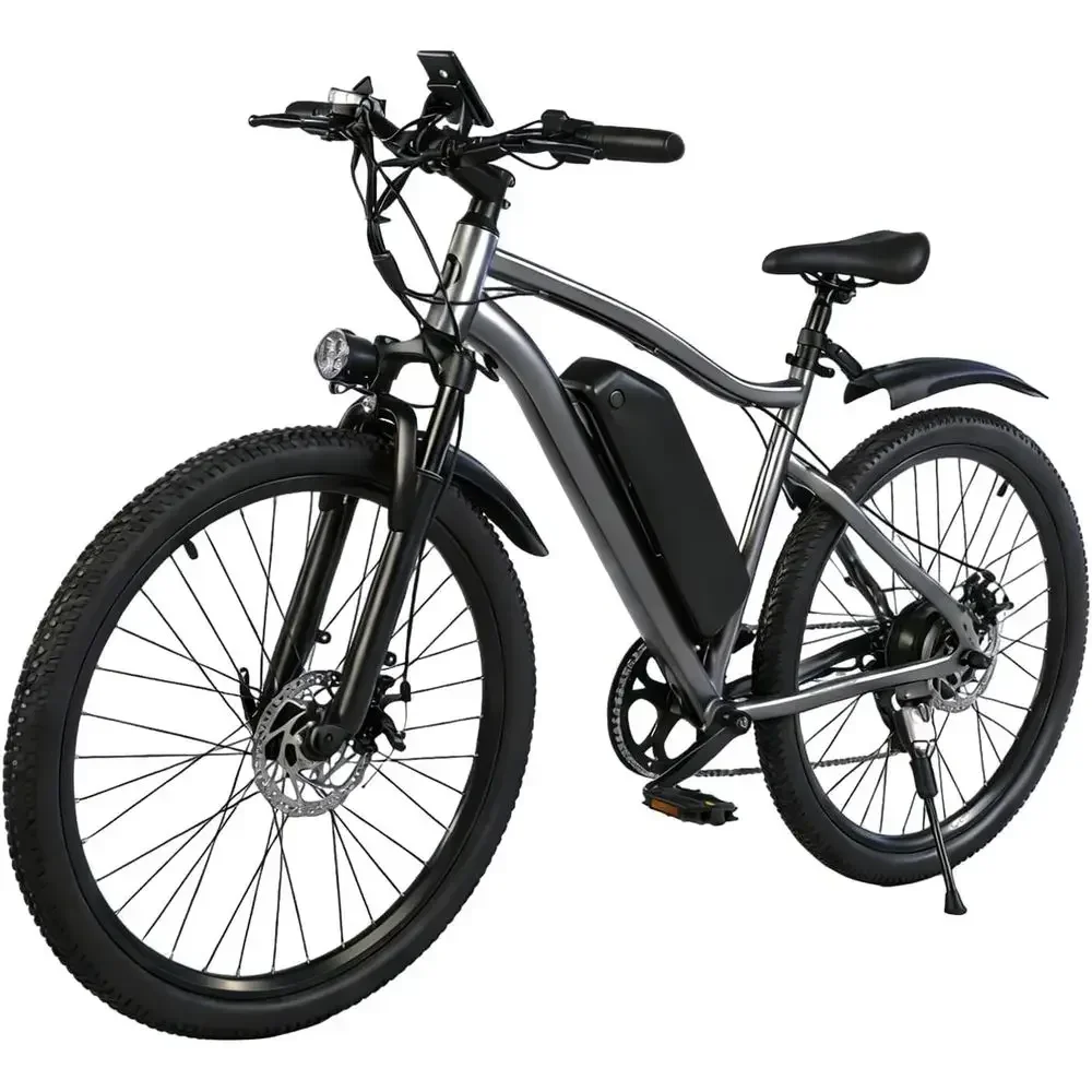 7-Speed 750W Peak Electric Mountain Bike, 25 mph Top Speed, 35-40 Mile Range, Unisex
7-Speed 750W Peak Electric Mountain Bike, 25 mph Top Speed, 35-40 Mile Range, Unisex