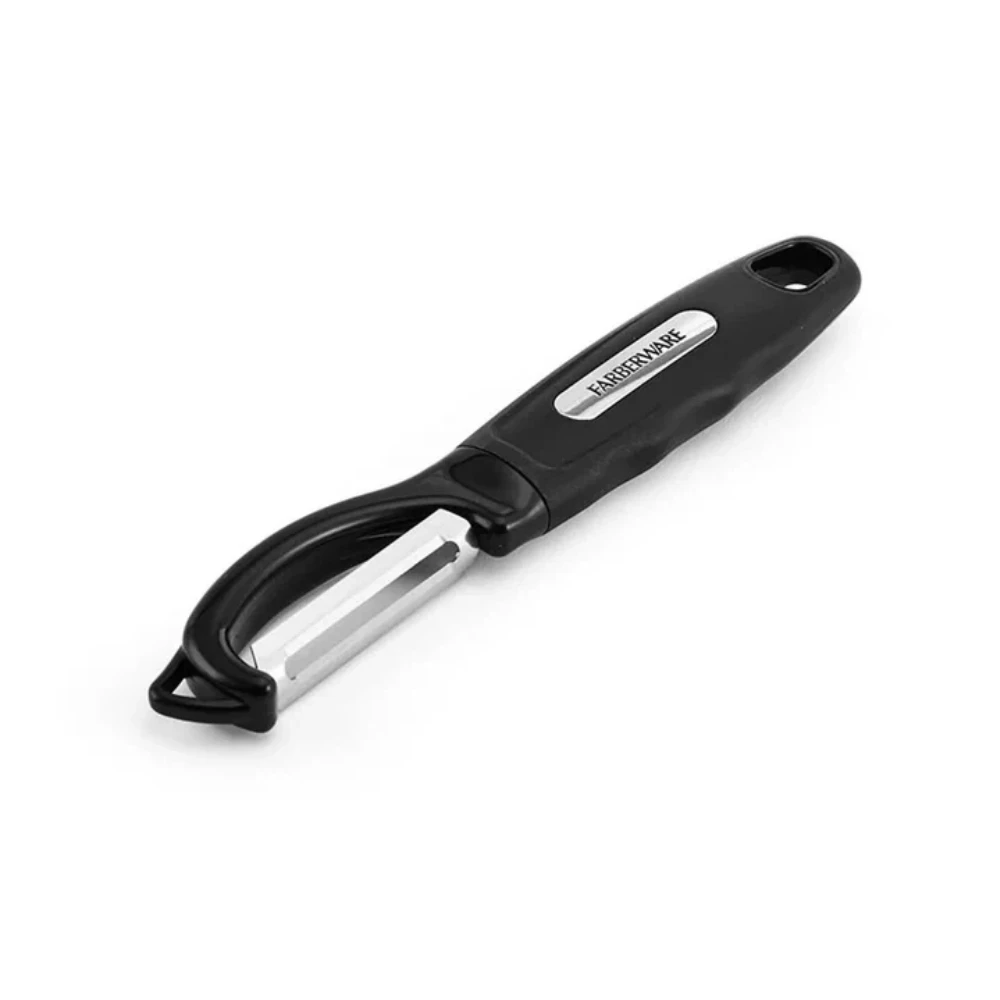 Professional Black Stainless Steel Blade Euro Peeler – Durable Kitchen Tool for Effortless Vegetable & Fruit Peeling, Ergonomic
Professional Black Stainless Steel Blade Euro Peeler – Durable Kitchen Tool for Effortless Vegetable & Fruit Peeling, Ergonomic