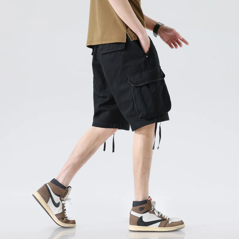Men's Summer Cotton Work orts Large ket Design Versatile Casual Straight Leg Youthful Sle Five-Quarter Length Trousers
Men's Summer Cotton Work orts Large ket Design Versatile Casual Straight Leg Youthful Sle Five-Quarter Length Trousers