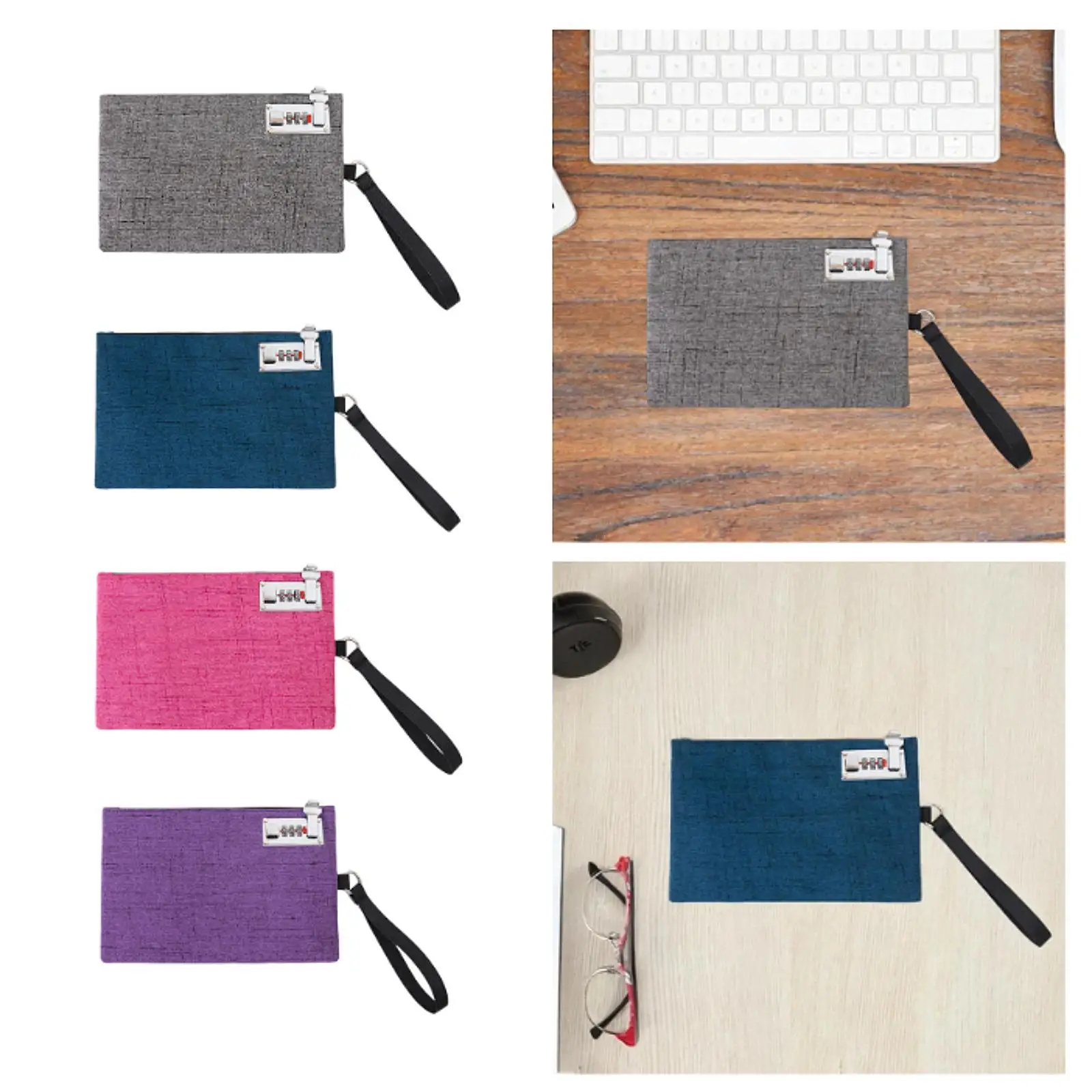 Lockable Handbag, Envelope, File Folder, Water-, Handbag, Certificate Organizer, Password Lock, Document Bag for Passport
Lockable Handbag, Envelope, File Folder, Water-, Handbag, Certificate Organizer, Password Lock, Document Bag for Passport