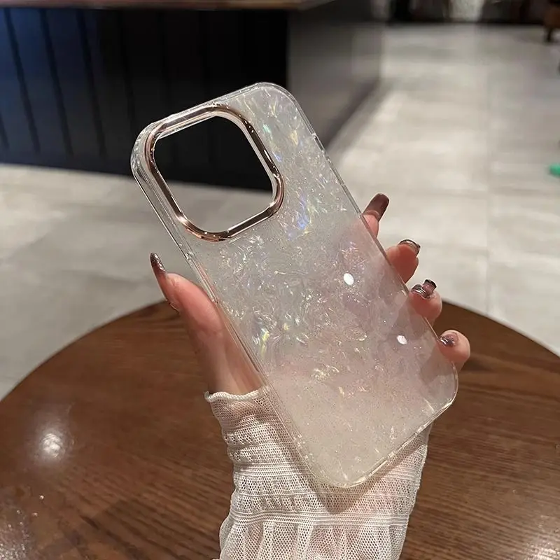 Fashion glitter shell pattern suitable for iPhone14pro phone case premium sense iPhone13promax new iPhone 15 anti-drop iPhone 12
Fashion glitter shell pattern suitable for iPhone14pro phone case premium sense iPhone13promax new iPhone 15 anti-drop iPhone 12