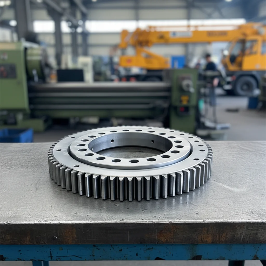 XZWD External Gear Single Row Ball Teeht Hardened Truck Crane Slewing Bearing UR330
XZWD External Gear Single Row Ball Teeht Hardened Truck Crane Slewing Bearing UR330