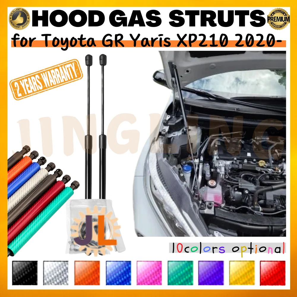 Qty(2) Стойки капота для Toyota GR Yaris XP210 3-дверный хэтчбек 2020-2026 Передняя капот Модифицированная газовая пружина Амортизатор опоры
Qty(2) Стойки капота для Toyota GR Yaris XP210 3-дверный хэтчбек 2020-2026 Передняя капот Модифицированная газовая пружина Амортизатор опоры