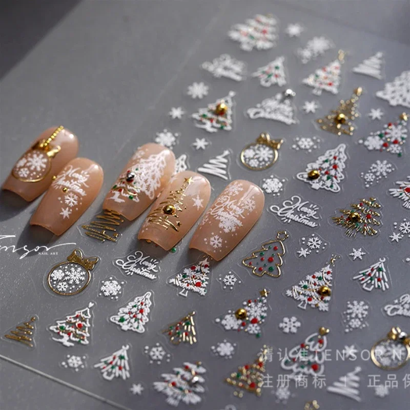 Line Bowknot Hot Stamping Christmas Tree Cedar White Pine Self Adhesive Nail Art Stickers Snowflake Rhinestone Manicure Decals
Line Bowknot Hot Stamping Christmas Tree Cedar White Pine Self Adhesive Nail Art Stickers Snowflake Rhinestone Manicure Decals