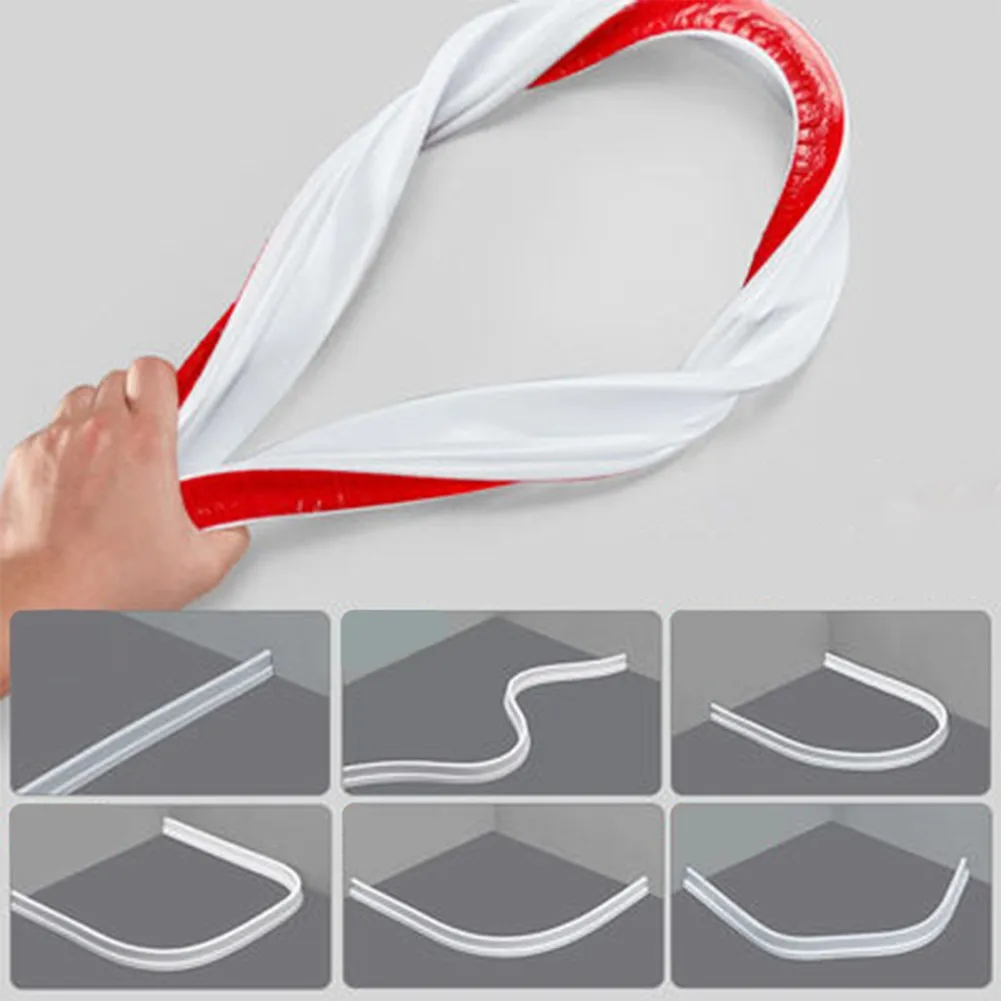 1-3M Silicone Countertop Water Stopper Bathroom Kitchen Dry And Wet Separation Waterproof Strip Bathroom Shower Flood Barrier
1-3M Silicone Countertop Water Stopper Bathroom Kitchen Dry And Wet Separation Waterproof Strip Bathroom Shower Flood Barrier