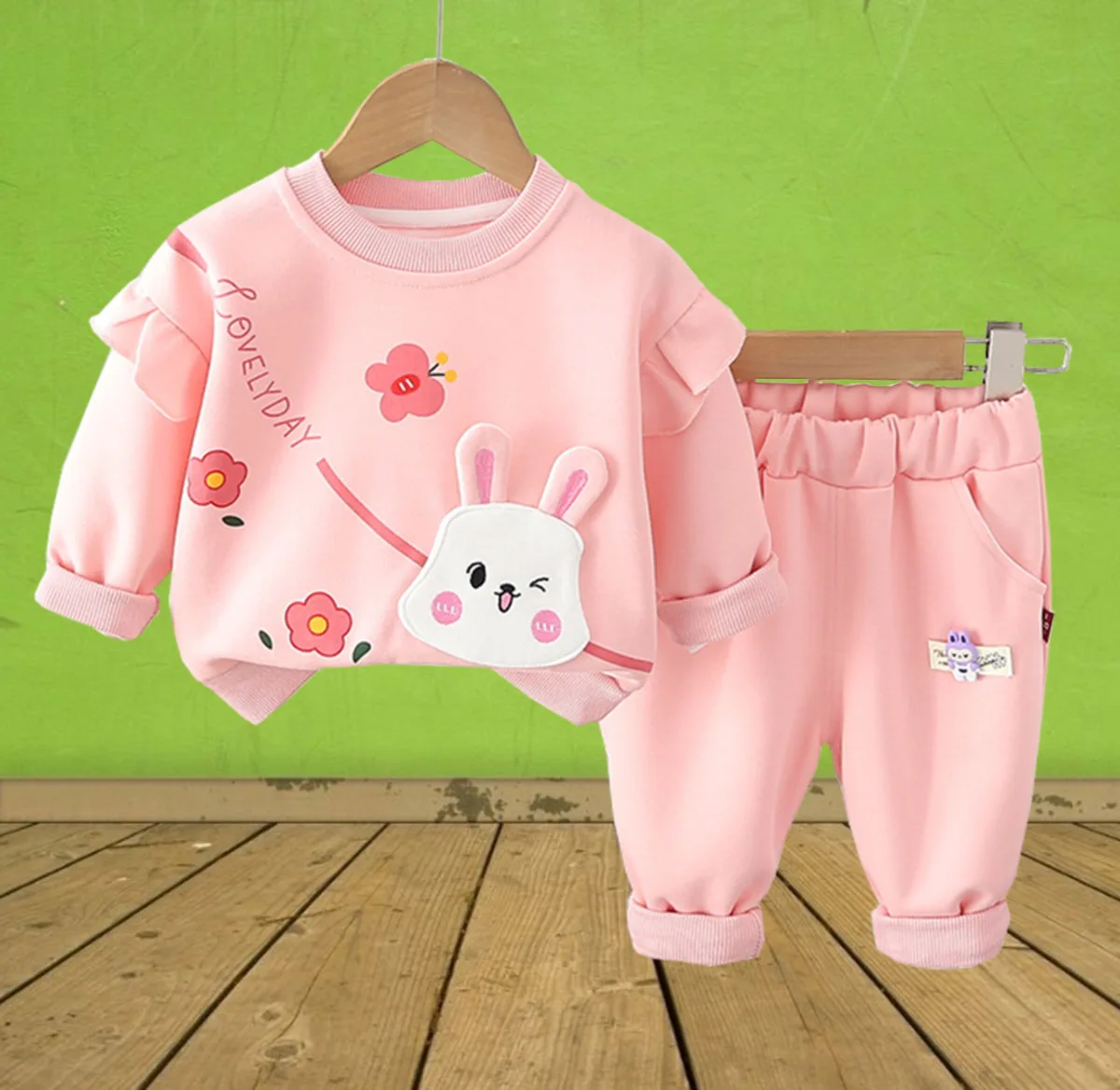 Spring Autumn Baby Girls Clothes Set Long Sleeved T-Shirt Top+ Pants Two-Piece/Set Kids Girl Clothing Baby Clothes Set Kids Sets
Spring Autumn Baby Girls Clothes Set Long Sleeved T-Shirt Top+ Pants Two-Piece/Set Kids Girl Clothing Baby Clothes Set Kids Sets