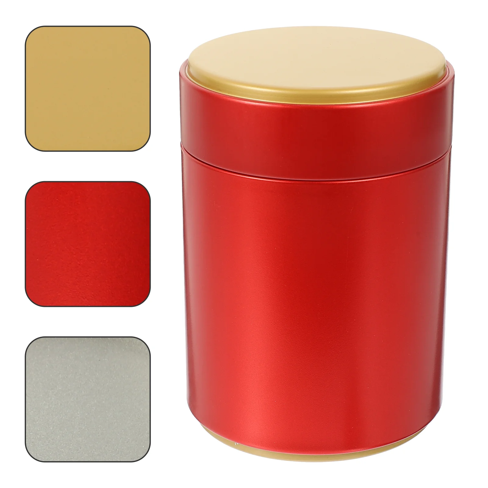 Storage Jar Tinplate Tea Sugar Container with Lid Red Coffee Airtight Kitchen Canisters Loose
Storage Jar Tinplate Tea Sugar Container with Lid Red Coffee Airtight Kitchen Canisters Loose