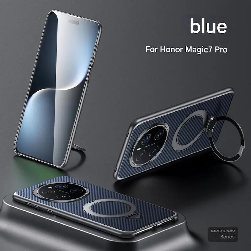 shell For honor magic 7 case magnetic metal ring holder carbon cover anti fall cover For honor magic 7 pro case
shell For honor magic 7 case magnetic metal ring holder carbon cover anti fall cover For honor magic 7 pro case