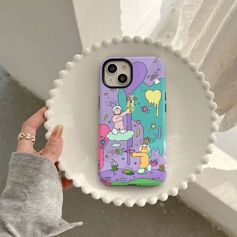 Purple Cartoon Eliminates Viruses Phone Case for IPHONE 16 15 PRO MAX 14 13 12 11 XR Acrylic TPU Two in One Magnetic Phone Cases
Purple Cartoon Eliminates Viruses Phone Case for IPHONE 16 15 PRO MAX 14 13 12 11 XR Acrylic TPU Two in One Magnetic Phone Cases