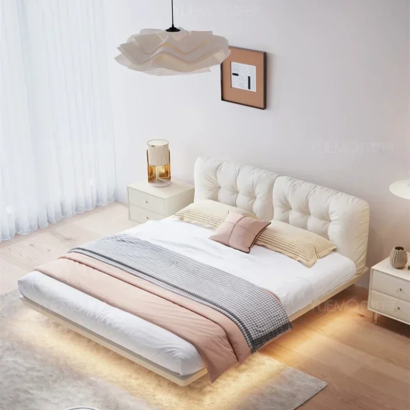 Aesthetic Nordic White Double Bed Frame Girls Modern Princess Adults Loft Bed Queen Size European Cama De Casal Hotel Furniture
Aesthetic Nordic White Double Bed Frame Girls Modern Princess Adults Loft Bed Queen Size European Cama De Casal Hotel Furniture
