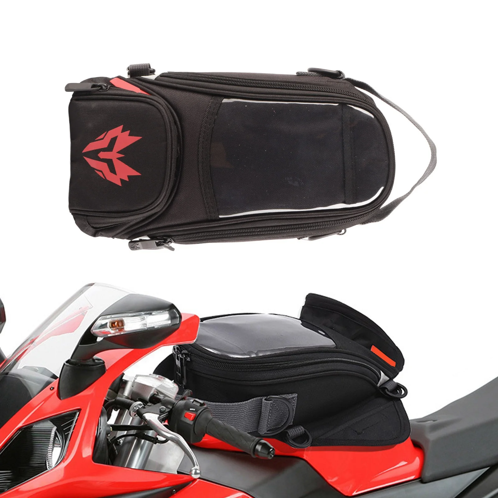 Сумка для топливного бака Мотоциклетная магнитная сумка для бака Ткань Оксфорд Высокопрочная 4,5 л Большая вместительная навигационная посылка для мотоциклов
Сумка для топливного бака Мотоциклетная магнитная сумка для бака Ткань Оксфорд Высокопрочная 4,5 л Большая вместительная навигационная посылка для мотоциклов