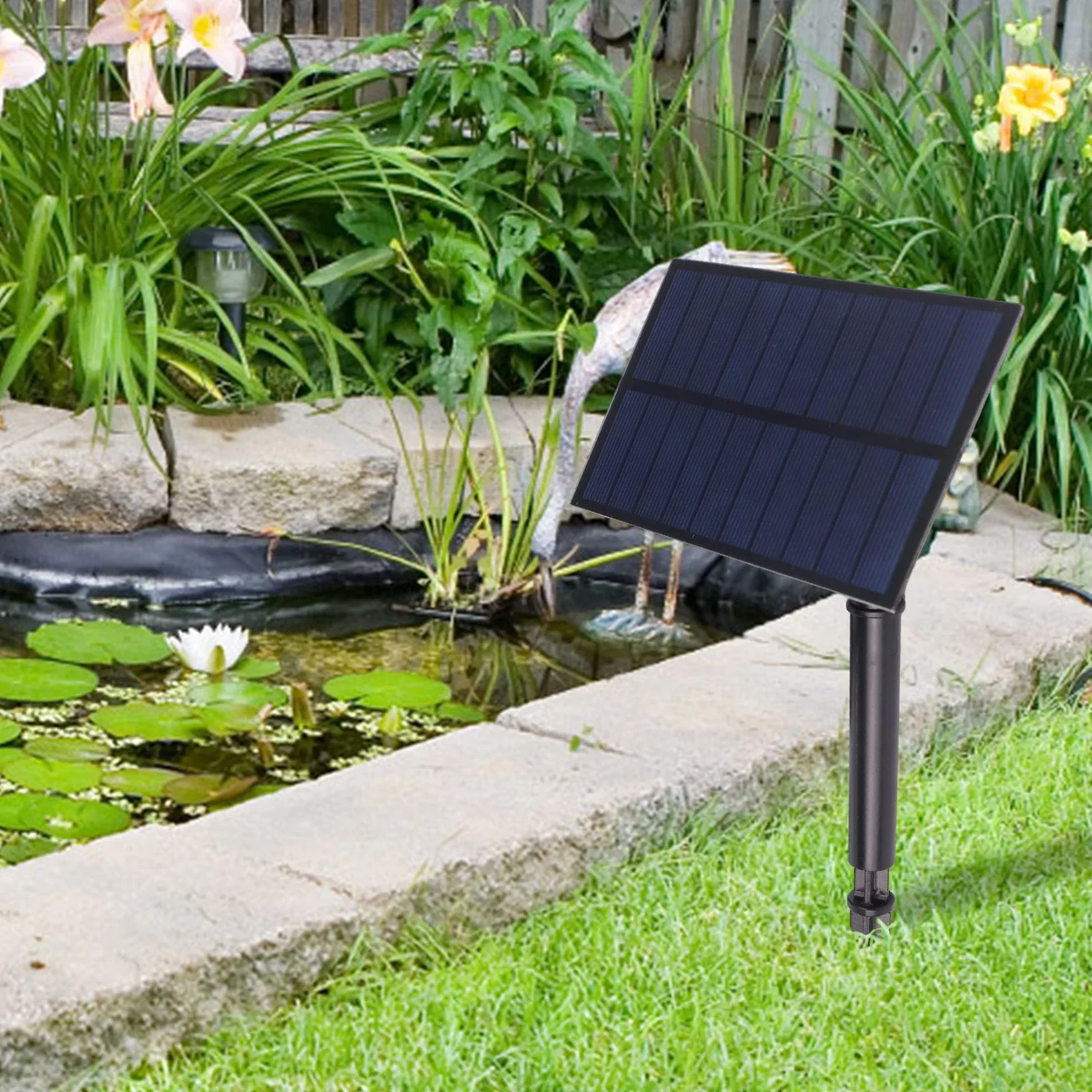 For Bird Baths Solar Water Pump For Water Features Eco Friendly Pump Maximum Flow Rate 160L h User-friendly Installation
For Bird Baths Solar Water Pump For Water Features Eco Friendly Pump Maximum Flow Rate 160L h User-friendly Installation